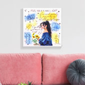 Selbst-Liebe Leinwanddruck (Insitu (Wohnzimmer))