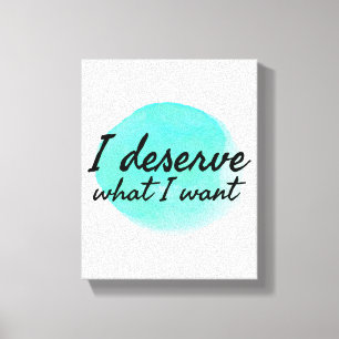 Selbst-Liebe motivierend Redewendungen für die Sel Leinwanddruck