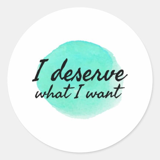 Selbst-Liebe motivierend Redewendungen für die Sel Runder Aufkleber (Vorderseite)