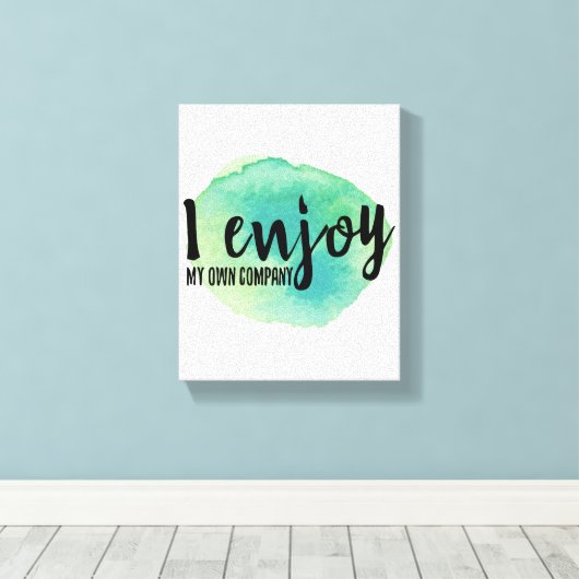 Selbst-Liebe positive Visionen Redewendungen für S Leinwanddruck (Insitu (Holzboden))