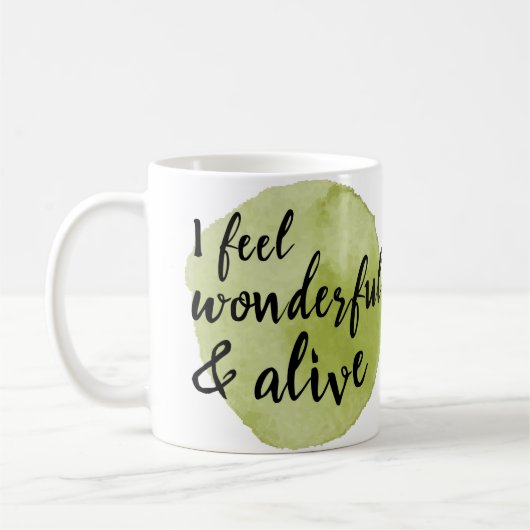 Selbst-Liebe positive Visionen Worte für Selbstver Kaffeetasse (Links)