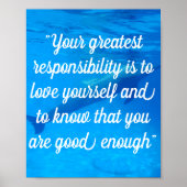 Selbst-Liebe Poster (Vorne)