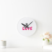 Selbst-Liebe Runde Wanduhr (Zuhause)