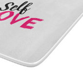 Selbst-Liebe Schneidebrett (Ecke)