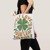 Selbst Liebe Vierblättriges Kleeblatt Tote Bag - I Tasche (Von Nahem)