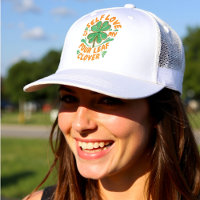 Selbst Liebe Vierblättriges Kleeblatt Trucker Hat