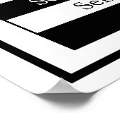 "Selbst Liebe" wunderschönes Blumenposter. Poster (Ecke)