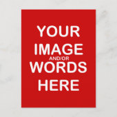 SELBST MACHEN - Postkarte / Einladung / UAWG (Vorderseite)