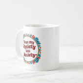 Selbst meine Angst hat Angst Kaffeetasse (Vorderseite Links)