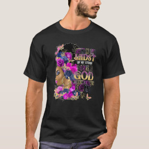 Selbst mitten in meinem Sturm sehe ich Gott arbeit T-Shirt