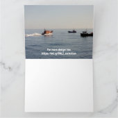 Selbst Piraten unterstützen den RNLI Karte (Innenseite)