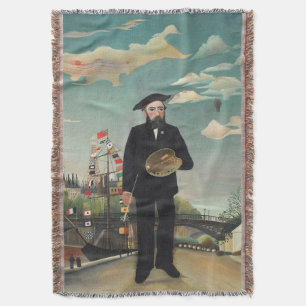 Selbst: Porträt – Landschaft, Henri Rousseau 1890 Decke