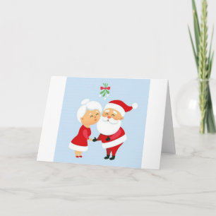 SELBST "SANTA" BRAUCHT ZEIT FÜR SPASS "MISTLETOE M KARTE