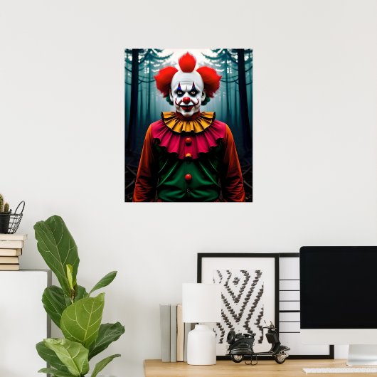 selbst schlanker Mann braucht einen Clown Poster (Heimbüro)