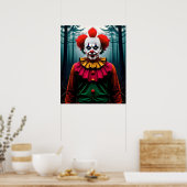 selbst schlanker Mann braucht einen Clown Poster (Küche)