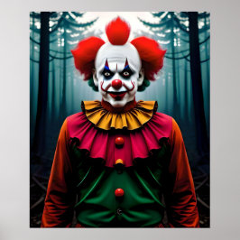 selbst schlanker Mann braucht einen Clown Poster