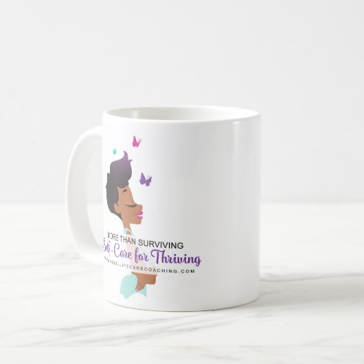 Selbst-Sorgfalt Tasse (Vorderseite Links)