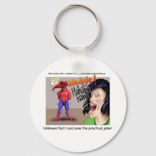 Selbst Superhelden bekommen Wedgies Funny Gifts Ta Schlüsselanhänger