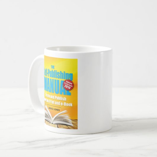 Selbst-Verlags- Felsen-Kaffee-Tasse Kaffeetasse (Vorderseite Links)