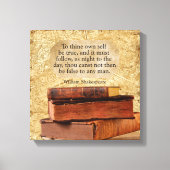 Selbst wahr sein - Kunstdruck Leinwanddruck (Vorderseite)