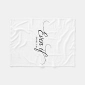 Selbst wenn Daniel 3_18 Christlicher Bibelvers Gla Fleecedecke (Vorderseite (Horizontal))