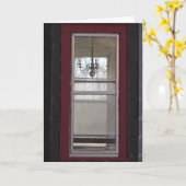 "Selbst Windows haben Augen" wird gut Karte (Gelbe Blume)