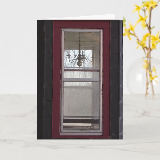 "Selbst Windows haben Augen" wird gut Karte (Gelbe Blume)