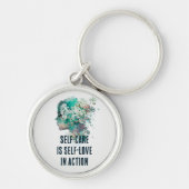 Selbstachtung ist die Liebe in Aktion Schlüsselanhänger (Vorne)