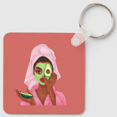 Selbstachtung ist ein Akt der Liebe Schlüsselanhänger (Rückseite)