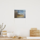 Selbstachtung ist es wert, sich um Ihr selbst-Zita Poster (Küche)