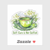 Selbstachtung ist nicht egoistisch aufkleber (Blatt)