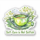 Selbstachtung ist nicht egoistisch aufkleber (Vorderseite)