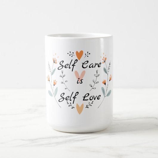 Selbstachtung ist Selbstversorgung Liebe: Bewunder Kaffeetasse (Mittel)