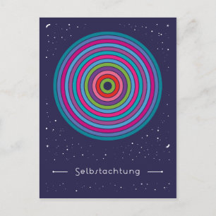 Selbstachtung Postkarte