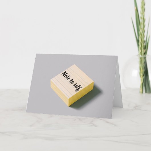 Selbstachtung: Schwitzen Sie nicht die Kleinen. Karte (Vorderseite)