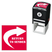 Selbstansaugende Rückkehr zum Pfeil der Briefmarke Permastempel (Beispiel)