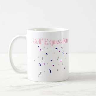 Selbstausdruck Frauen Jersey V-Neck Kaffeetasse