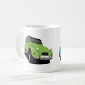 Selbstbau 2CV (Zwei Pferde) - Kaffeetasse (Vorderseite Links)