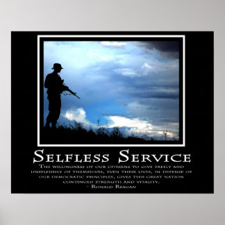 Selbstbedienung Poster