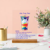 Selbstbedienungs-Mocktail-Acrylschild Acrylschild (Hochzeit)