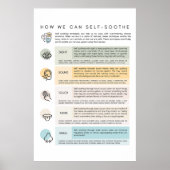 Selbstberuhigung für emotionale Regulierung lernen Poster (Vorne)