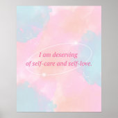 Selbstbestätigung - Liebe Poster (Vorne)