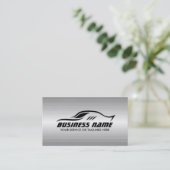 Selbstbewegendes cooles Auto-Form-Imitat-Metall Visitenkarte (Stehend Vorderseite)