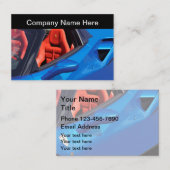 Selbstbewegendes cooles exotisches Auto-Thema Visitenkarte (Vorne/Hinten)