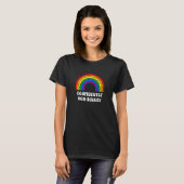 Selbstbewusst Non Binär Regenbogen Genderflexible T-Shirt (Vorne ganz)