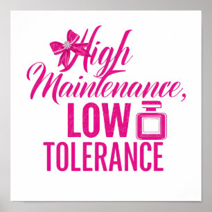 Selbstbewusste hohe Standards sagen Poster