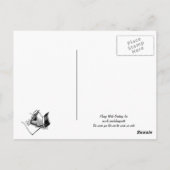 Selbstbewusste motivierend Postkarten (Rückseite)