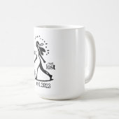 Selbstbewusste Solo-Reisende Aussage Kaffeetasse (VorderseiteRechts)