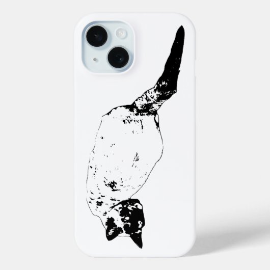 Selbstbewusster Katzenblick Case-Mate iPhone Hülle (Rückseite)