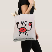 Selbstbewusster Krebs – Schulter-Tragetasche Tasche (Von Nahem)